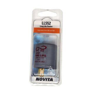 Novita LL552 Long Life Flasher Relay – 12V 150W Upgrade for 536 & 552